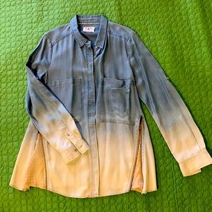 Anthropologie Holding Horses Chambray Shirt